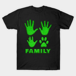 Family is with dogs T-Shirt